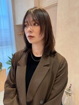 オン キャナルシティ博多前店(on)&nbsp;【晴音】くびれミディアム/オリーブベージュ/ミディアム/30代