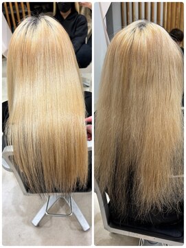 コルバース(COL BIRTH) ブリーチ毛も髪質改善縮毛矯正で美艶髪へ！