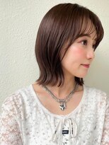 カバーヘアアンドスパ ブリス 浦和(COVER HAIR&SPA bliss) くびれボブ/外ハネ/透明感カラー/ココアベージュ/小顔ヘアp浦和