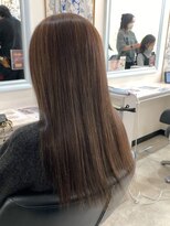 ドクターズサロン レラパール&nbsp;髪質改善/縮毛矯正/イエローベージュ/オレンジベージュ/艶感