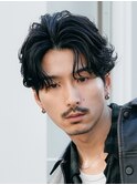 新橋メンズパーマツイストスパイラルパーマ波巻きパーマツイスパ