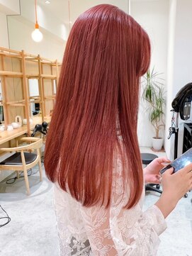 セイドット リー(Say. Ree) Say.ロングレイヤーピンクベージュローズブラウンイメチェン青山