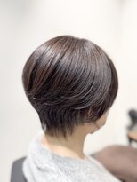 コル 市川(cor) 白髪ぼかし×ヴェールブラウン×クールショート
