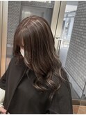 ハイライト/グレージュ/デザインカラー