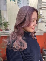 モモ(momo) 韓国風インナーカラー/イヤリングカラー/ピンク/渋谷原宿池袋