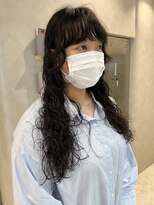 ムクコア(Muk CORE)&nbsp;ウルフレイヤーロングパーマニュアンスデジタルパーマ川崎