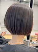 似合わせカットショートボブ大人ショート丸みショートヘア40代