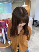 ルトワプラス(Lutowa plus)&nbsp;ダークパープル/ナチュラルショート/ミルクブラウン/夏/カラー