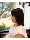 ナチュラルインナーカラーボブ/20代30代40代