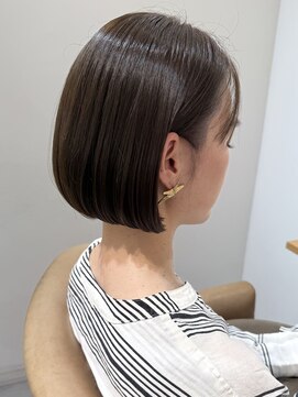 トリート 西船橋店(TREAT) まとまるボブ/赤み消しカラー
