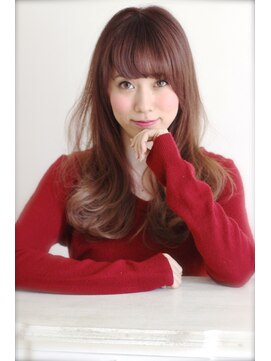 ノラ ヘアーサロン(NORA HAIR SALON) NORA【ERI】ナチュラルな小顔前髪毛先ゆるふわMIXツヤ髪カール