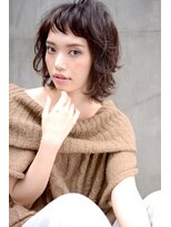 ミラバイグリーン(Mira by green)&nbsp;dark violet ランダムcurl midi