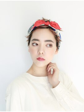 スタジオ エット(studio ett) 【studio ett】ショートバンダナアレンジ