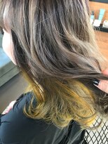 シスコ ヘア デザイン(Scisco hair design) 【scisco 犬塚】インナーcolor yellow