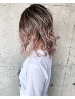 バーチョ(bacio)&nbsp;【bacio】エアタッチ バックコーミングバレイヤージュ  外国人風