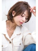 【オレンジクラッカー】大人耳掛けショートボブ♪