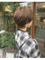 ニコアヘアデザイン(Nicoa hair design) なちゅらるなウルフショート