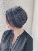 【磯崎真介】トレンドショートボブならアッシュブラウンで！