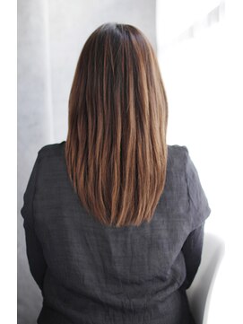 シュシュット(chouchoute) 小顔セミウェットウェーブハイライトカラーオリーブカラー/114