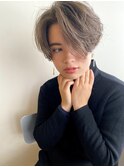 マニッシュショート×センターパート 04
