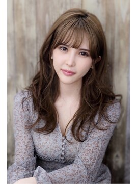 クレドガーデン 吉祥寺店(CRED GARDEN) 外国人風セミロングエアリー＃透明感グレージュ夏ウェーブ