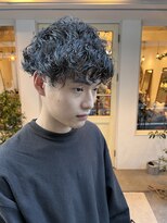 マウロア(MAULOA)&nbsp;メンズ　ソフトガーリパーマ　　　浅田昌宏