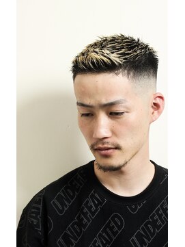 レンゲン(LENGEN) メンズかき上げニュアンスマッシュサイドパート韓国マッシュ