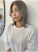 外国人風憧れホワイトヘア