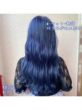 ワット 原宿店(W) 原宿髪質改善ベージュカラーブリーチなし韓国レイヤーハイライト