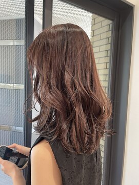 アールヘア ナチュラルアンドオーガニックサロン ローレイヤーミディアム【オレンジブラウン】20代×30代×40代