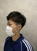 遊び心を入れながらお洒落パーマ/メンズ/ツーブロック/パーマ