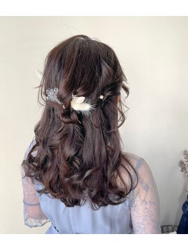 ホワイトルーム(White Room) half up