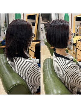 ヘアサロン ナノ(hair salon nano) えりあしスッキリ☆コンパクトボブ