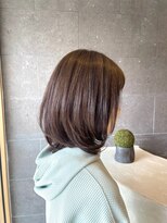 ロエ 平尾山荘(loe)&nbsp;【脱白髪染めハイライト】×ミディボブ