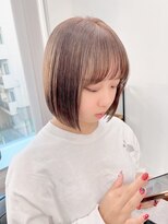 ネオリーブ クーロ(Neolive curro)&nbsp;小顔タッセルボブ×美髪[ぱつっとボブ/縮毛矯正/横浜韓国]