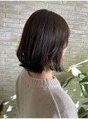 外はねボブ グレージュ