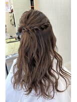 モアヘアーセカンド(MORE-HAIR Second)&nbsp;ウエディング用ハーフアップ