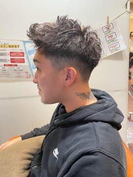 サード(ThairD) メンズスタイル/マッシュパーマ/グレージュカラー