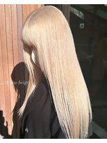 ベレーザ 渋谷(BELEZA)&nbsp;5920シルキーベージュハイライトグラデーションハイトーンカラー