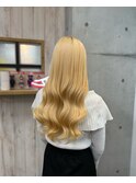 抜きっぱなしカラー《ホワイトブロンド》