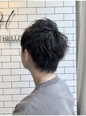 束感ナチュラルショート【京都駅】30代ニュアンスモテパーマ