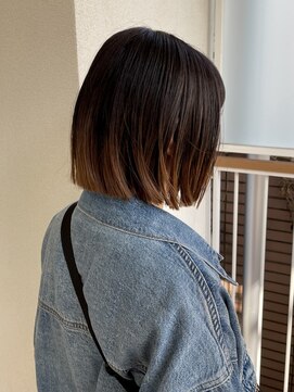 カサネ(casane) グラデーションカラー×bob