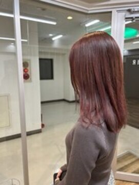 テーラヘアー 守谷店(TELA HAIR) チェリーピンクカラー【TELA HAIR 守谷】
