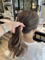 ジュイール(jouir) ミルクティーベージュダブルカラーケアブリーチハイライトカラー
