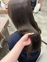 ボタン ハカタ(VOTAN hakata)&nbsp;【藤野結衣】オリーブグレージュ×透け感カラー