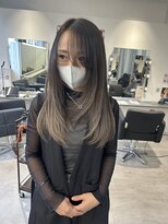 キング 高槻(K!ng)&nbsp;縮毛矯正髪質改善ハイライトレイヤーカット高槻美容室エクステ