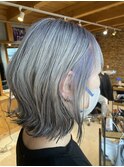 グレイヘアーをいかしつつ