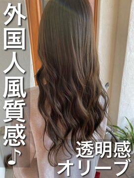 パディントン(Paddington) 透明感オリーブグレージュ☆外国人風髪色は赤み抑えめで♪