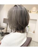 ミディアムレイヤー、フェイスレイヤーレイヤーボブ30代40代50代