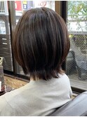 アッシュブラウン◎外ハネくびれレイヤーボブ【池袋/レイヤー】